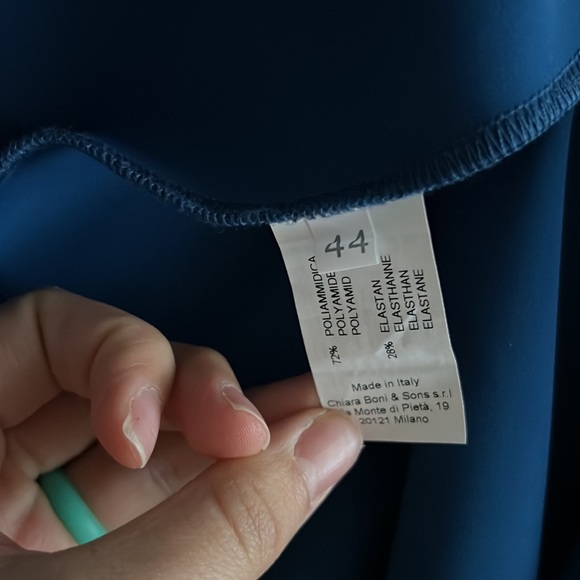 ❌SOLD❌ La piete robe Chiara boni blue maxi dress gown 44 - Picture 7 of 7